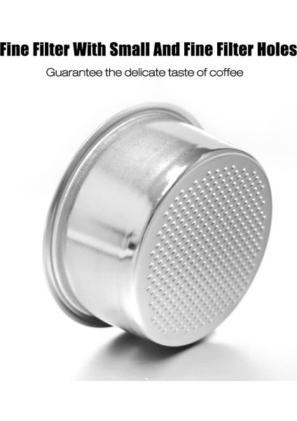 51MM Kahve Filtre Sepeti, 51MM 2 Su Bardağı Filtresi ve 1 Su Bardağı Dipsiz Portafilter, 2pcs Paslanmaz Çelik Kahve Filtre Sepeti (Yurt Dışından) fırsatları