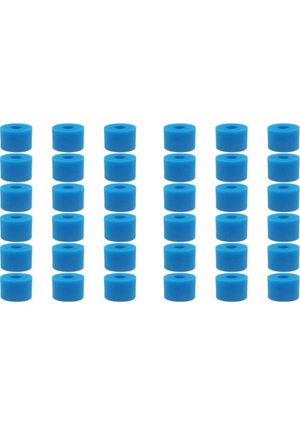 Intex Pure Spa Için 36PCS Yeniden Kullanılabilir Yıkanabilir Köpük Sıcak Küvet Filtre Kartuşu S1 Tip (Yurt Dışından)