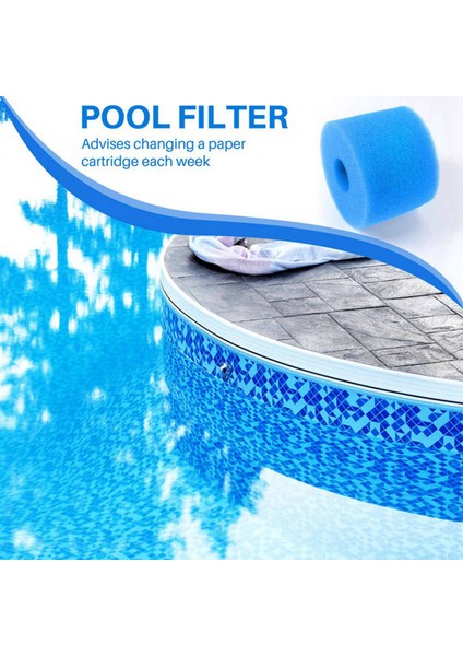 Intex Pure Spa Için 50 Pcs Yeniden Kullanılabilir Yıkanabilir Köpük Sıcak Küvet Filtre Kartuşu S1 Tip Yüzme Havuzu Filtre Sünger (Yurt Dışından) fırsatları