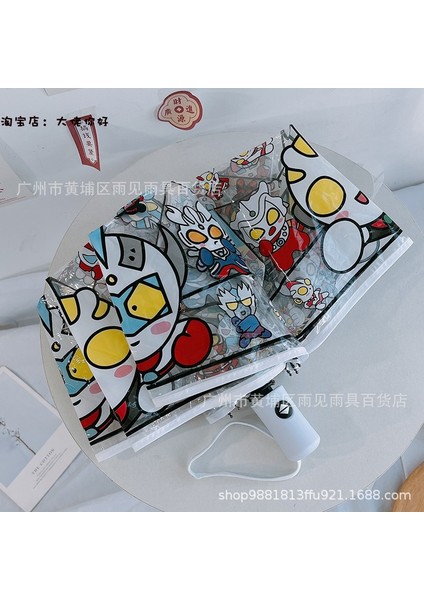 Çizgi Film Sevimli Çocuk Şemsiyesi (Yurt Dışından)