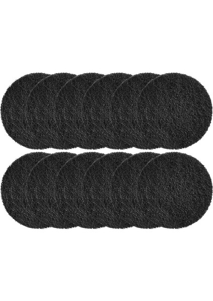 12 Paket Çöp, Çöp Kutuları Için Aktif Kömür Saflaştırma Deodorizörü, Kompost Kovaları Yuvarlak Emici Filtreler (Yurt Dışından)