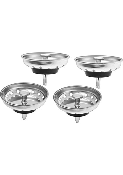 4 Adet Drenaj Filtre Lavabo Fiş, Filtre Su Sızdırmaz Şemsiye, Mutfak Lavabo Fiş Kapağı, Fiş Sızdırmazlık Kapağı (Yurt Dışından)