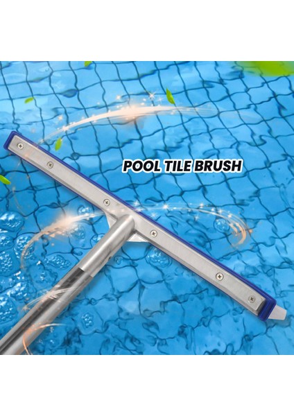 Havuz Fırçası, Yüzme Havuzu Duvarı ve Fayans Fırçası 18 Inç Yüzme Havuzu Temizlik Direği Fırçası Baş Yedek Fırça, Mavi (Yurt Dışından) modelleri