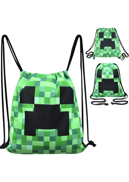Minecraft Çocuk Büzgülü Omuz Çantası (Yurt Dışından) fiyatları