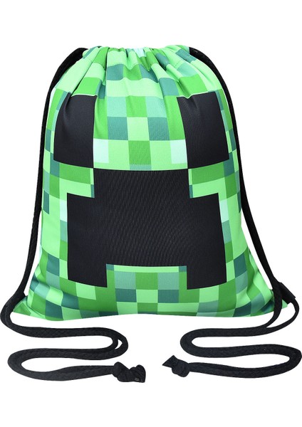 Minecraft Çocuk Büzgülü Omuz Çantası (Yurt Dışından) modelleri