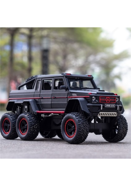 Simülasyon 1:22 Mercedes-Benz G63 6x6 Amortisörlü, Sesli ve Hafif Alaşımlı Oyuncak Arazi Aracı Modeli (Yurt Dışından) fiyatları