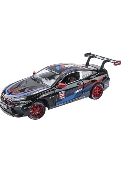 Bmw M8 Spor Araba Simülasyonu Alaşım Araba Modeli Süsleri Erkek Çocuk Hediyesi Çocuk Oyuncağı Kutu (Yurt Dışından)