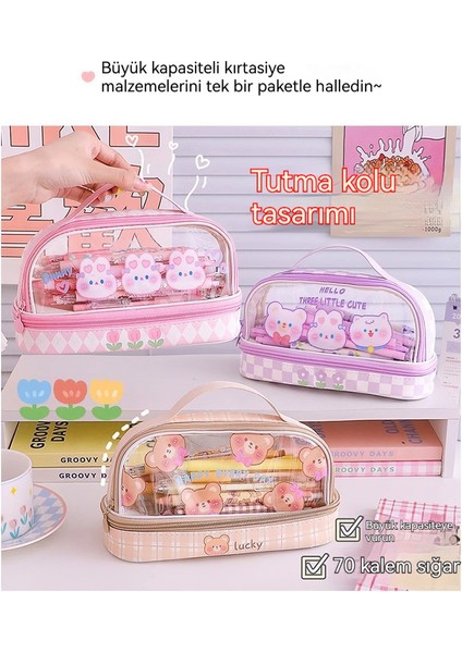 Büyük Kapasiteli, Leke Tutmayan Kalem Çantası (Yurt Dışından) modelleri