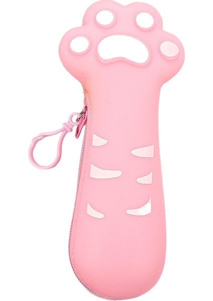 Çizgi Film Tarzı Sevimli Kedi Pençe Silikon Kalem Kutusu (Yurt Dışından)