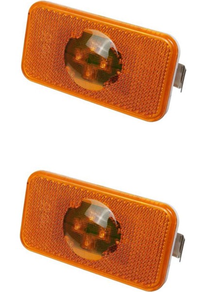4 Pcs 24V Araba Kamyonu LED Yan Işaretçi Işık Amber Gösterge Lambası 4 Volvo Kamyonlar Için LED Fm/fh (Yurt Dışından) fiyatları