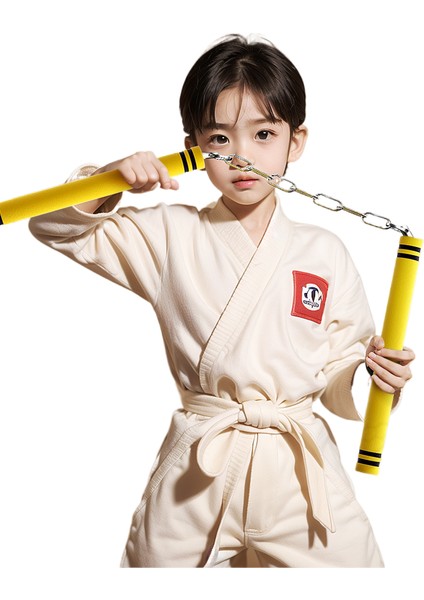 Çocuklar Için Süngerli, Güvenli Iki Parçalı Nunchaku (Yurt Dışından)