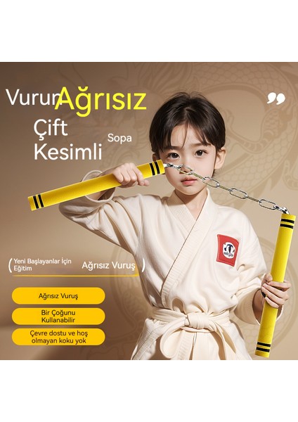 Çocuklar Için Süngerli, Güvenli Iki Parçalı Nunchaku (Yurt Dışından) fiyatları