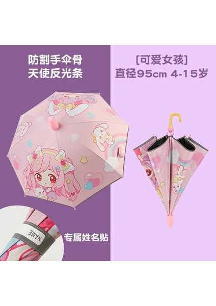 Okul Için Sevimli Öğrenci Şemsiyesi (Yurt Dışından)