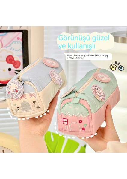 Küçük Ev Kırtasiye Kutusu, Büyük Kapasiteli Saklama Çantası (Yurt Dışından) fiyatları