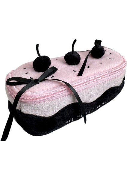 Sevimli Kirazlı Kek Kalem Kutusu Kırtasiye Çantası (Yurt Dışından)