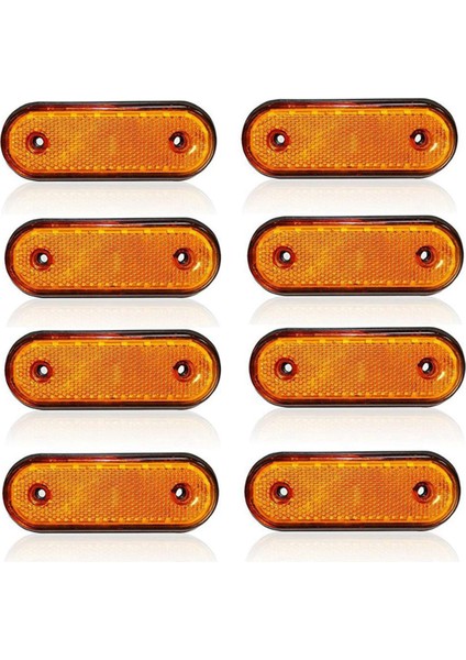 16PCS Amber Markerings Işık Yan Işaretleyici 20LED 24V Happyk Lamba Kamyon Kamyon Yan Işaretçi Kamyon Için Işıklar (Yurt Dışından) fırsatları