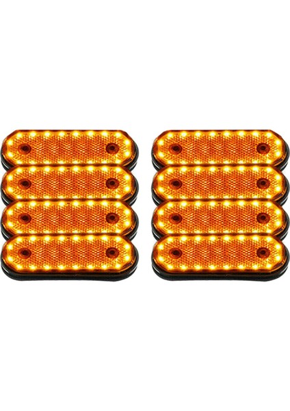 16PCS Amber Markerings Işık Yan Işaretleyici 20LED 24V Happyk Lamba Kamyon Kamyon Yan Işaretçi Kamyon Için Işıklar (Yurt Dışından) indirimleri