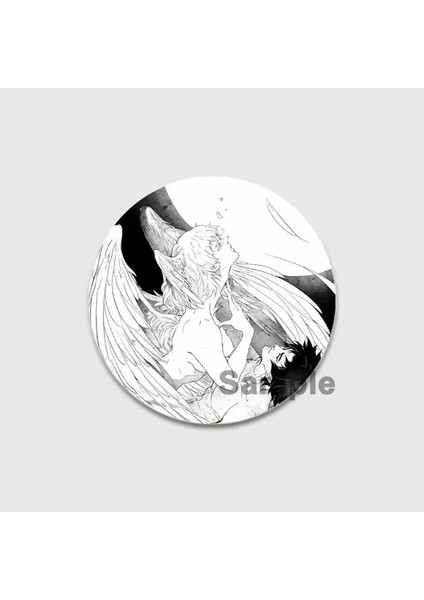 Anime Şeytanman Crybaby Tinplate Yumuşak Düğme Pimleri Yaratıcı Broşlar Kıyler Dekorasyon Mücevher Aksesuarları Için Karakter Rozetleri Metal Renk: 4/ana Taş Renk: 32MM (Yurt Dışından)