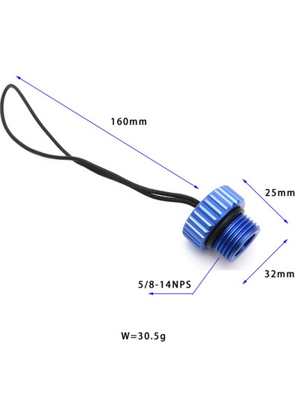 Tüp Dalış Din Tank Valfi Dişli Kapak 5/8-14NPS Toz Kapağı Toz Tapası Koruyucu Tank Regülatör Koruma Kapağı Gümüş (Yurt Dışından) modelleri