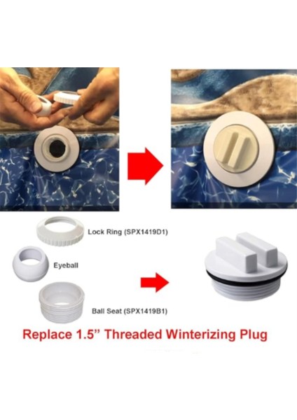 Göz Küresi Koltuk Çıkarma Aracı SP1419T Hayward Havuz Kaldırma Aracı Için Yönlü Akış Aracı (Yurt Dışından) modelleri