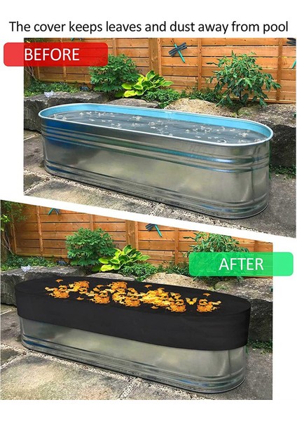 6ft Oval Stok Tankı Havuzu Kapağı, Depolama Torbası ile Su Geçirmez Stok Tank Kapağı, Dayanıklı 420D Oxford Stok Tankı Kapağı (Yurt Dışından) fiyatları