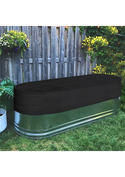 6ft Oval Stok Tankı Havuzu Kapağı, Depolama Torbası ile Su Geçirmez Stok Tank Kapağı, Dayanıklı 420D Oxford Stok Tankı Kapağı (Yurt Dışından) modelleri