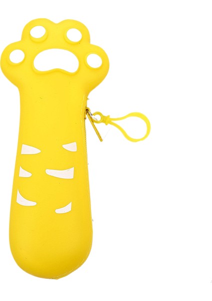 Çizgi Film Tarzı Sevimli Kedi Pençe Silikon Kalem Kutusu (Yurt Dışından)