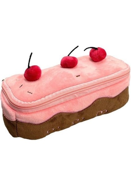 Sevimli Kirazlı Kek Kalem Kutusu Kırtasiye Çantası (Yurt Dışından)