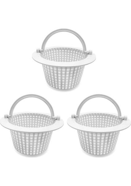 Yüzme Havuzu Skimmer Yedek Sepet Saplı, 3 Pack - Yer Havuz Üstü Duvara Skimmer Sepetler (Yurt Dışından)