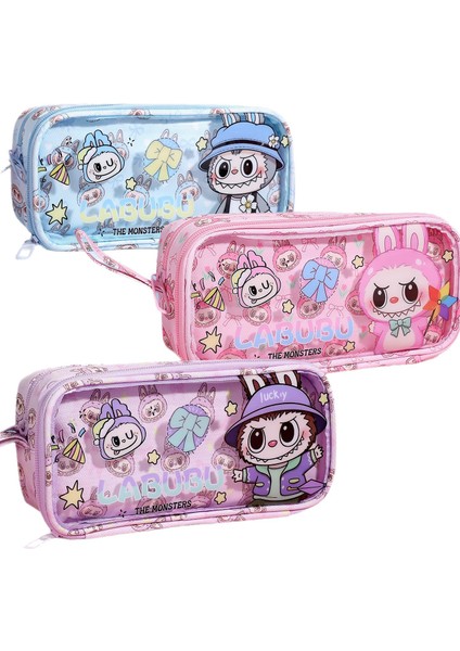 Öğrenci Için Çift Katmanlı, Güzel Görünümlü Çizgi Film Kalem Kutusu (Yurt Dışından) fiyatları