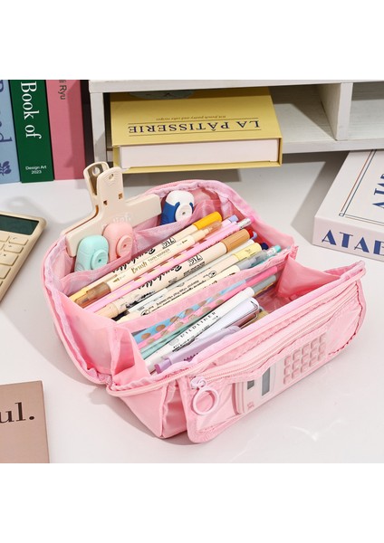 9 Katmanlı Prizma, Büyük Kapasiteli, Sade ve Leke Tutmayan Kırtasiye Kutusu (Yurt Dışından) modelleri