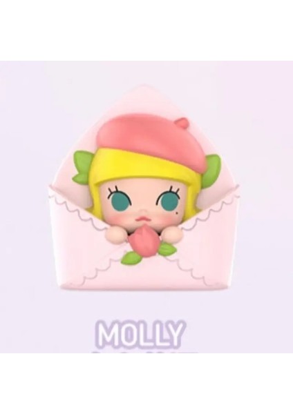 Orijinal Pop Bean Love Mektubu Serisi Mini Dolls Kawaii Anime Figür Sevimli Masaüstü Modeli Molly Sp Dimoo Sürpriz Hediyeler Koleksiyonu: Bobococo (Yurt Dışından)