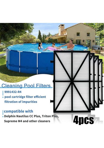 16PCS Ultra-Fine Filtreler Havuz Temizleyici Filtresi 9991432-R4 Yunus M400 M500 Ultra Fine Filtre Elemanları Için Havuz Filtresi (Yurt Dışından) fırsatları