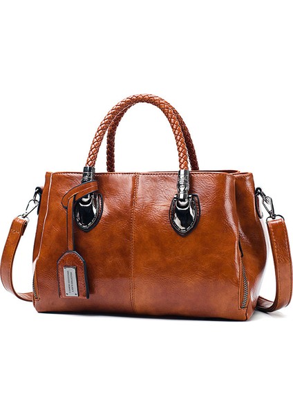 Retro Kadın Çantası, Tek Omuzlu ve Crossbody Tarzı (Yurt Dışından)