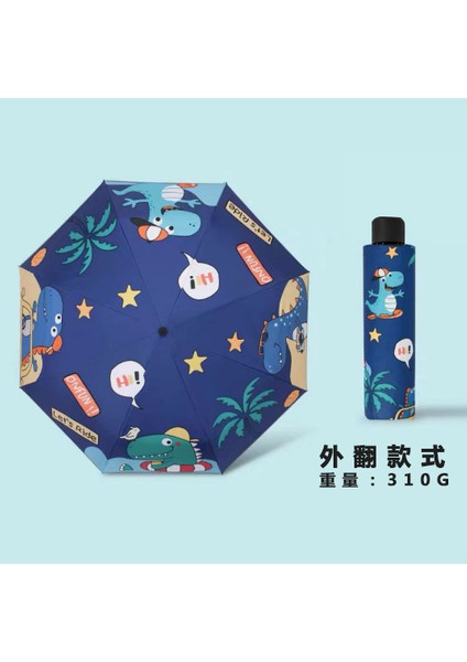 Çizgi Film Güvenlikli Çocuk Şemsiyesi (Yurt Dışından)