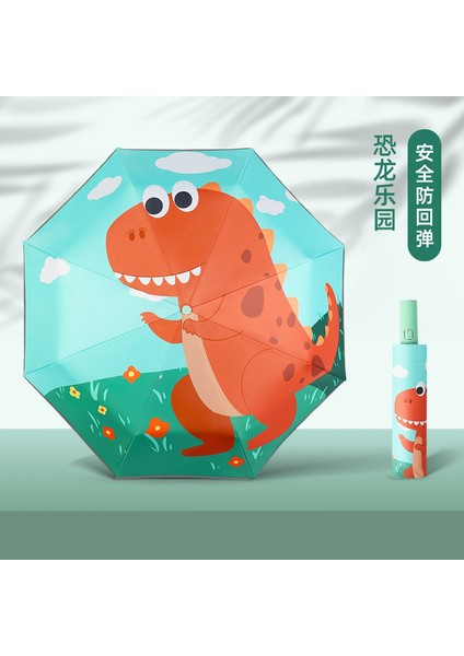 Çizgi Film Güvenlikli Çocuk Şemsiyesi (Yurt Dışından)