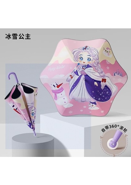 Sevimli Karikatür Tarzı Öğrenci Şemsiyesi (Yurt Dışından)