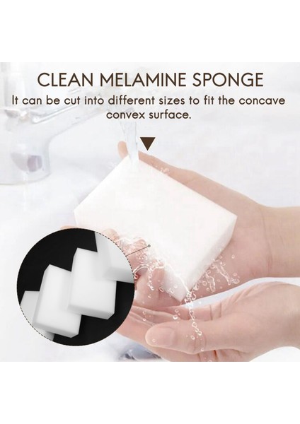 200PCS Sihirli Sünger Silgi Mutfak Duster Mendil Temiz Aksesuar Mikrofiber Yemek Temizleme Melamin Sünger 10X7X3CM (Yurt Dışından) fiyatları