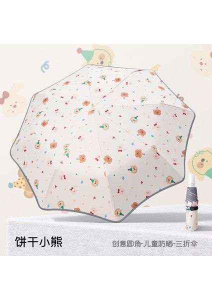 Sevimli Karikatür Tarzı Öğrenci Şemsiyesi (Yurt Dışından)