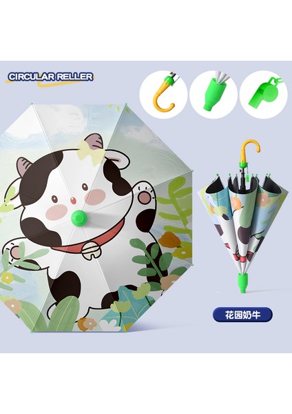 Çizgi Film Güvenlikli Çocuk Şemsiyesi (Yurt Dışından)