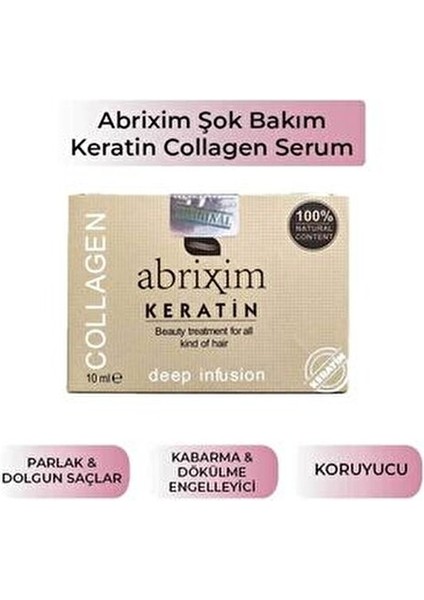 Keratin Protein Ampül 10 ml x 10 Adet Saç Bakımı için Besleyici Doğal İçerik fiyatları