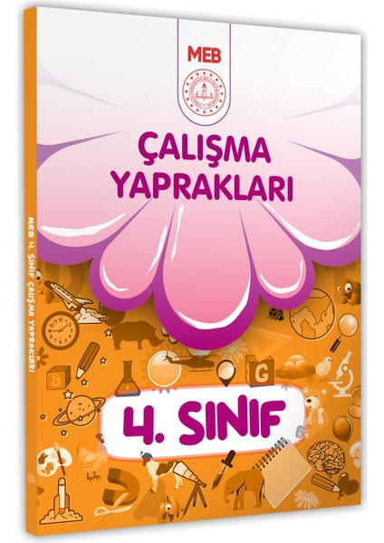 2025 Meb Ilkokul 4.sınıf Çalışma Yaprakları Tüm Dersler Etkinlikli Eğlenceli Soru Bankası(A4 Renkli)
