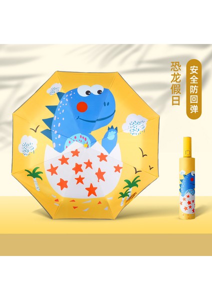 Çizgi Film Güvenlikli Çocuk Şemsiyesi (Yurt Dışından)