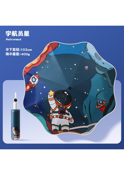 Çizgi Film Güvenlikli Çocuk Şemsiyesi (Yurt Dışından)