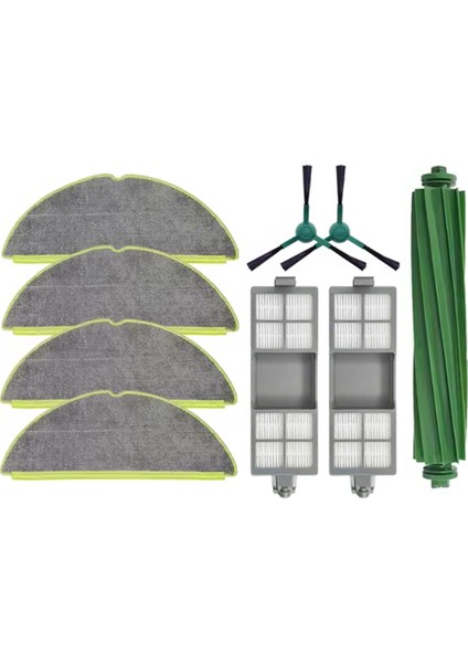 Irobot Roomba 205 Combo / 205 Vac Robot Süpürge Yedek Parçaları Için 9 Adet Ana Fırça Yan Fırça Filtre Paspas Bezi (Yurt Dışından) fiyatları