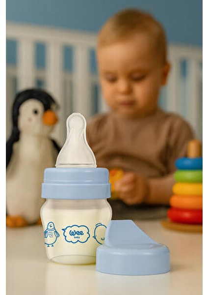 Mini Cam Alıştırma Bardağı 30 ml Sızdırmaz Kapak Ergonomik Tasarım 0-6 Ay Bebekler İçin indirimleri