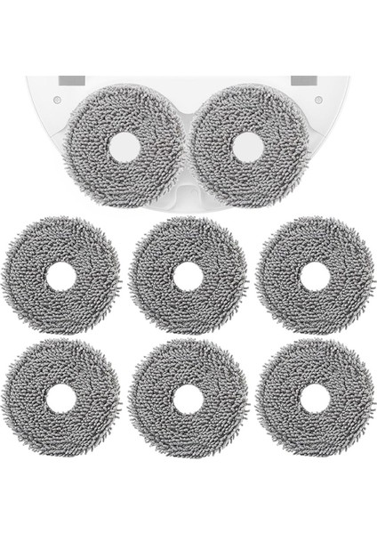 Roborock Qrevo Maxv/master/plus/slim/pro Elektrikli Süpürge Parçaları Için 8 Adet Mikrofiber Paspas Bezi (Yurt Dışından) indirimleri