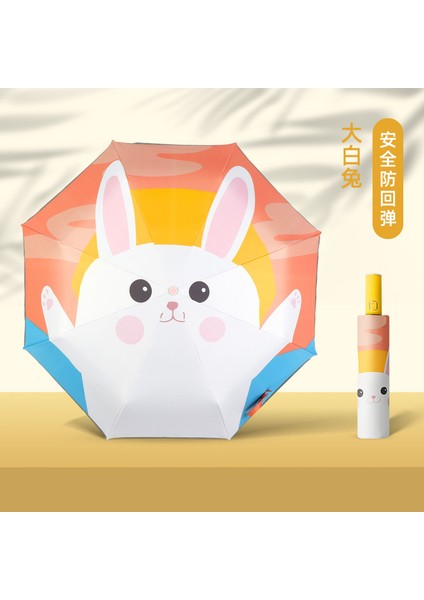 Çizgi Film Güvenlikli Çocuk Şemsiyesi (Yurt Dışından)