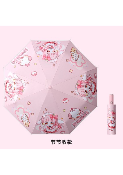 Çizgi Film Güvenlikli Çocuk Şemsiyesi (Yurt Dışından)