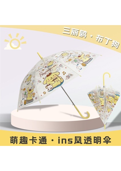 Çizgi Film Güvenlikli Çocuk Şemsiyesi (Yurt Dışından)